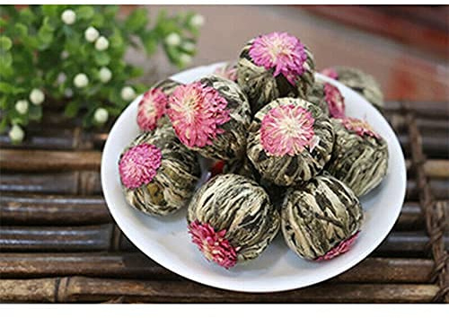 2/5x Jasmin Blooming Flower Tee Bio Health Floral Getrocknete Knospe Naturtee (2pcs)