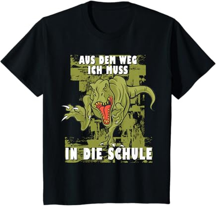 T-Rex Dino Dinosaurier Erstklässler - Schulkind -Einschulung T-Shirt