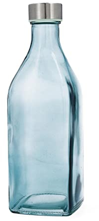 BOTELLA MESA VIDRIO CON TAPÓN