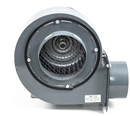 emmahome Centrifugal Commercial Forward Curved Radial Metal Heavy Duty Extractor, Air Flow, 1350m3/h For Kitchen (OBRA-140 / 1350m3/h with controller)