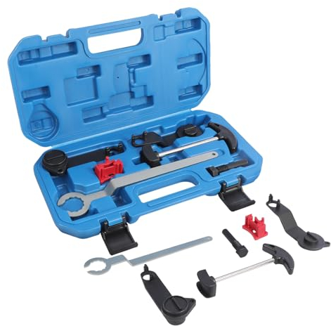 PARAOUTIL Outil Calage Courroie Distribution Moteur Jeu D'outils Calage d'arbre à Cames et Vilebrequin pour VAG EA211 1.0L 1.2L 1.4L 1.6L FSI TSI TFSI Compatible avec VW/Golf VII/Jetta/Skoda