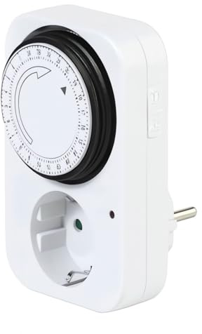 Weedness Mechanische Zeitschaltuhr für Grow Bereich mit Timer Funktion, Anbau, geeignet für LED Pflanzenlampen