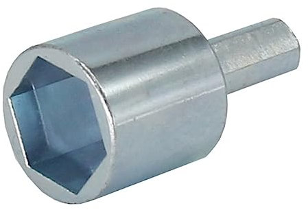 GARVALON Schlagbohrer-Adapter Für Scherenheber Kompatibel Mit Schlagschraubern Und Bohrmaschinen Aus Verchromtem Kohlenstoffstahl Langlebig Und Robust