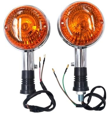 Intermitentes Delanteras y Traseras Lámpara De Luz De Señal De Giro para Yam&aha Virago XV250 XV535 XV920 XV1000 XV 250 535 920 1000, Indicador De Señal De Giro para Todo El Año, Luz Ámbar
