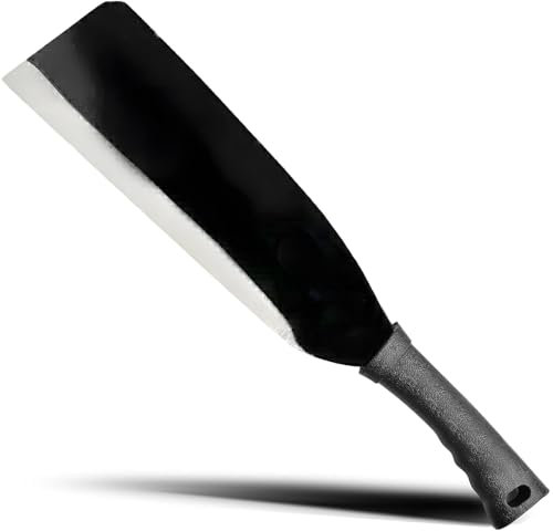 Heavy Duty Yard Machete, lama in acciaio al manganese da 21 cm, manico ergonomico in plastica, ideale per giardino e uso agricolo