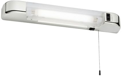 firstchoicelighting Rise - Chrome Bathroom Shaver Light