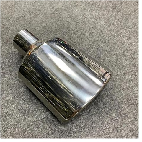 Endrohrblenden Auto-Universal-Oval-Auspuffblende Aus Für Benz Für W204 Klasse C Schalldämpferblende 47 Mm Einlass Einzelausgang Auspuffrohr Auto-Tuning Auto Auspuffblende