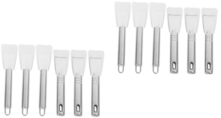 Toyvian 2 Set Raschietto Per Ghiaccio Inossidabile Strumento Per Rimuovere Ghiaccio E Brina Frigorifero Utensile Pratico Per Domestica Design Ergonomico E Per Appensione 6 Pezzi*2