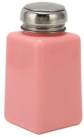 Bouteille de distributeur de solvant statique Dissipative Push Down Pump Conception de pompe Empêchez les fuites d'éclaboussures pour le démontage de vernis à ongles Remover 200