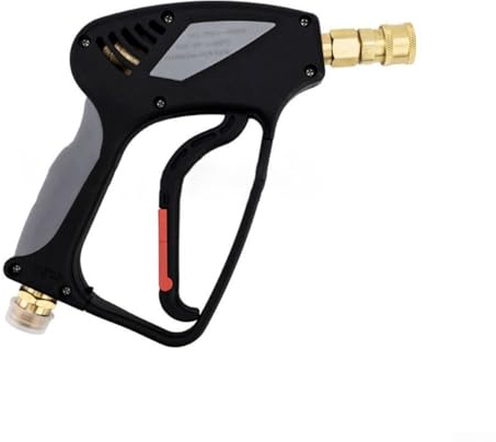 Minhe Idropulitrice ad alta pressione – Pistola 4000 PSI 280 Bar, in acciaio inox e ottone, pistola a spruzzo per la pulizia dell'auto (C)