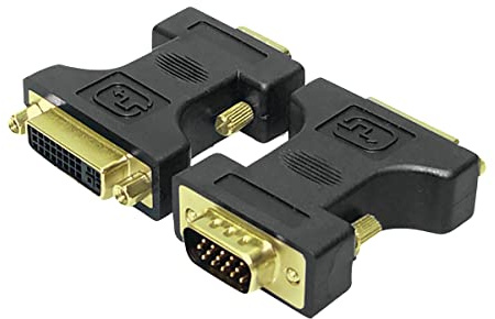 LogiLink AD0002 - DVI-Adapter, DVI-I (24+5 - Dual Link) Buchse zu VGA (HD15) Stecker, Aufl?sung Full HD bis zu 1080p (1920 x 1200)