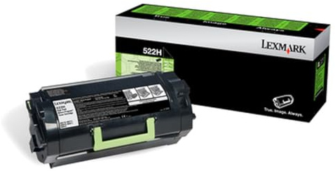Lexmark 522HE Toner Schwarz hohe Kapazität 25.000 Seiten 1er-Pack Corporate