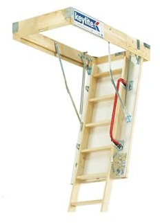 Keylite Timber Wooden Loft Ladder KYL05 600x1200x2.8m