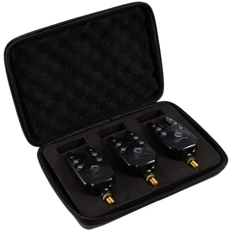 Alomejor Wireless Fischerei Alarm Digital mit LED und Ton f¨¹r Fischbiss - Empfindliches 3er Set f¨¹r Angeln Sportfischen Outdoor