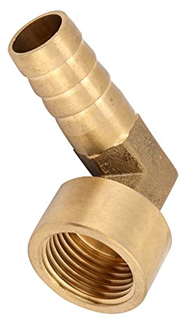 Adaptador Gas Butano Latón G1/2 Codo Macho 14mm Conector Rosca Manguera Cocina Aire Agua Combustible Unión Resistente