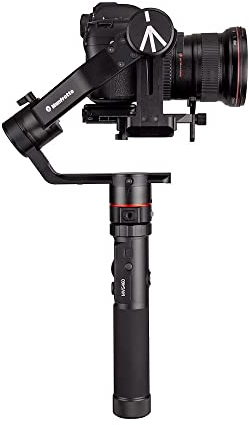 Manfrotto MVG460, tragbarer professioneller 3-Achsen Gimbal-Stabilisator für Spiegelreflexkameras, ideal für dynamische Aufnahmen, hält bis zu 4,6 kg, perfekt für Fotografen, Vlogger und Blogger