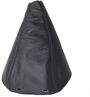 The Tuning-Shop Schaltsack kompatibel mit Saab 9-3 203-2014 Schwarz Leder