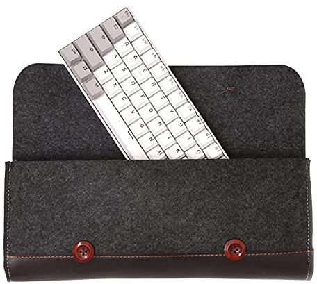Tsungup Funda de viaje para teclado, funda de transporte portátil, funda protectora para teclado mecánico de juegos, 60/61/64/65/68 (pequeño)