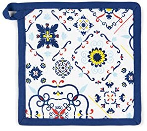 Excelsa Vietri Color Topflappen, 20 x 20 cm, Futter 100% Baumwolle, Füllung aus Polyester