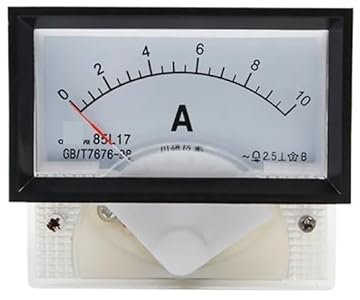 Compteur de courant 85L17-A, compteur de courant analogique AC, 80 * 80mm, 10A 20A 30A 50A 100A 200A 500A 750A 1KA compteur électrique(500A 5A)
