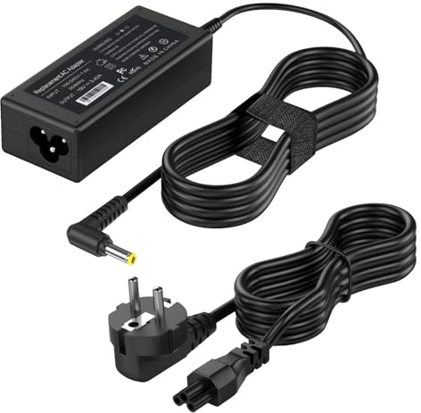 65W Laptop Ladekabel Für Acer Aspire Serie (3, 5, E1, E3, E5, E15, E17), ES Serie (ES1, ES15), V3, V5, A315-51, A515-52 - Kompatibel Mit E5-575, E5-575G, 19V 3,42A