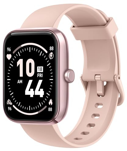 KALINCO Smart Watch, 1.83 Smartwatch Women Men Answer Make Calls, Alexa Fitness Watch, IP68 Waterproof Fitness Tracker Watch, Heart Rate Monitor,Timer, 100+ Pedometer Watch for android & iOS Phone