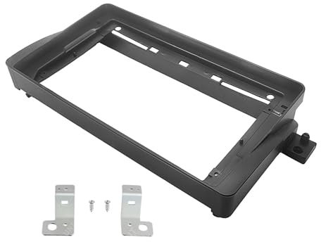 Jiqoe Juego de paneles de montaje para salpicadero de fácil instalación, panel de radio de coche de 9 pulgadas para panel de radio estéreo E46