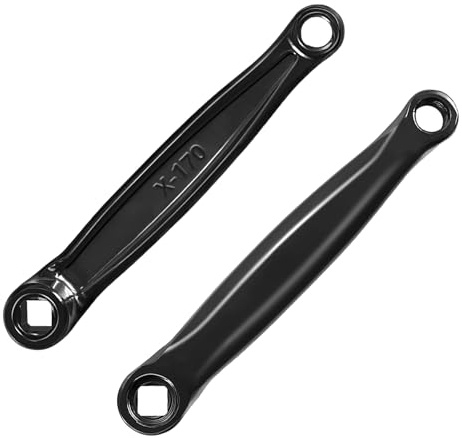 2Pcs Bike Crank Set, Left Crankset 170mm Bike Pedal Arm Bicycle Cranksets and Accessories for Mountain Bike