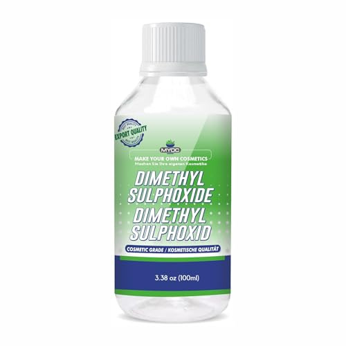 MYOC Dimethylsulfoxid | DMSO-Flüssigkeit in Kosmetikqualität für DIY-Hautpflege und Formulierungen – 100 ml / 3,38 fl oz