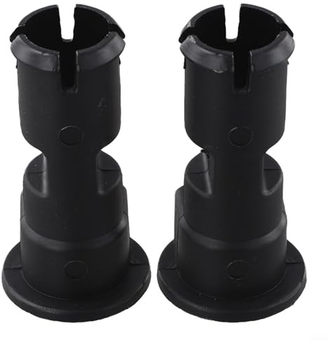 Linnkyfloa Confezione da 2 perni girevoli per cofano 731-10070A e parti per tosaerba GX54 GX50 SLX54, perni di ricambio neri