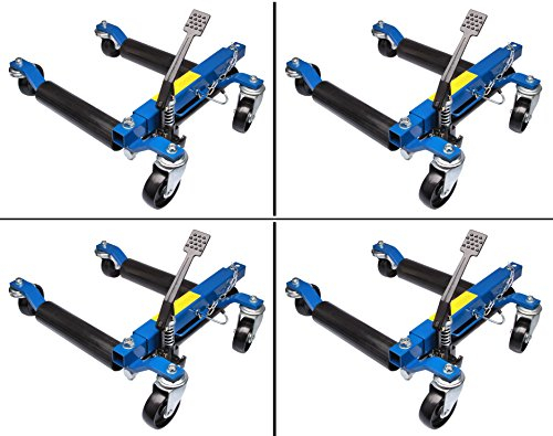 Herkules Auto, Werkzeuge 4X Rangier-Hubwagen | 680 kg pro Rangierrolle | hydraulische Rangierhilfe | Rangierroller | Rangierheber | Rangierwagenheber