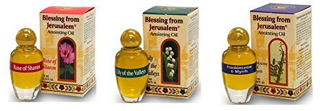 Anointing Paquete de aceite de Israel (Rosa de Sharon, Lirio del Valle y Frank...