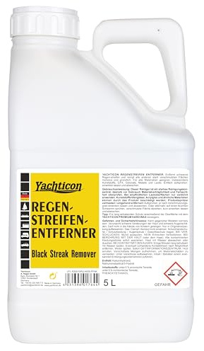 Yachticon Regenstreifen-Entferner 5 Liter – Hochleistungs-Reiniger für Wohnmobil & Boot – beseitigt Regenstreifen, Öl, Teer & Grauschleier, sanft zu Lack, Kunststoff & GFK