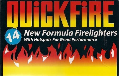 48 Packs of Quickfire Firelighters Bulk Pack Hotspots