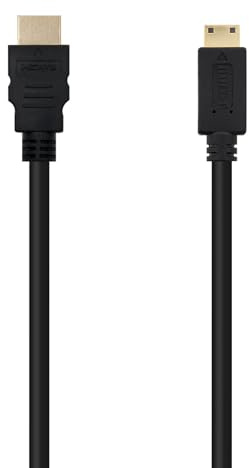 Blendend Cable HDMI a Mini HDMI V1.3, Tipo A/M a C/M, 1.8 m - Ideal para conectar dispositivos multimedia y transmisión de video de alta definición.