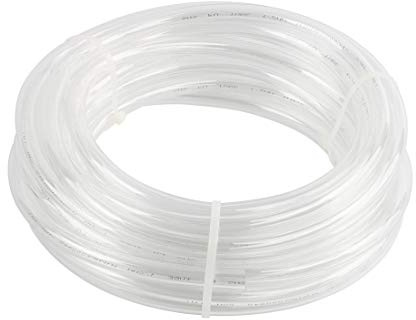SNS Tuyau d'air pneumatique OD 1/2 10 mètres transparent en polyuréthane pour conduite d'air ou transfert de fluide