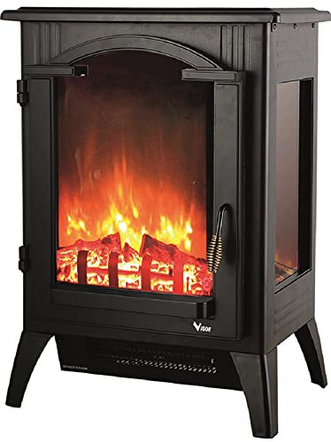 Vigor Stufa elettrica caminetto 2000 w