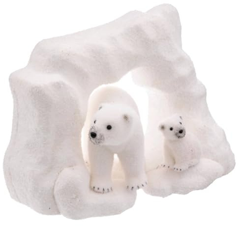 FEERIC LIGHTS & CHRISTMAS - Arca de Polipropileno con Oso de Hielo 30x40cm