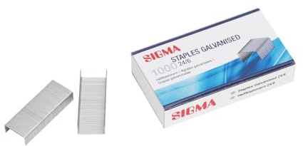 SIGMA Heftklammern SP04, 24/6, verzinkt, 5000 Stück