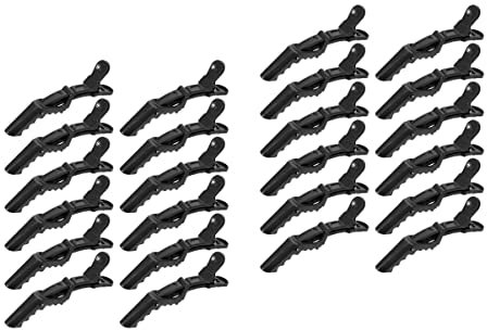 Didiseaon 24pièces Pince à Cheveux Alligator Professionnelle Antidérapante Pour Salon Et Usage Personnel Clips De Sectionnement Pratiques Et Légers Idéaux Pour Coiffure Et Maquillage