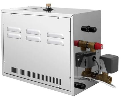 JSTDDP Bagno Sauna Macchina Vasca Generatore di Vapore con Controller Digitale Ugello Vapore in Acciaio Inossidabile per Doccia in casa