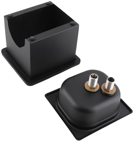 Rinçage automatique de pichet en acier inoxydable, rinceur de pichet en acier inoxydable sans ouverture d'évier de cuisine, lave-tasse en verre automatique pour bar d'hôtel, café, (Petit)