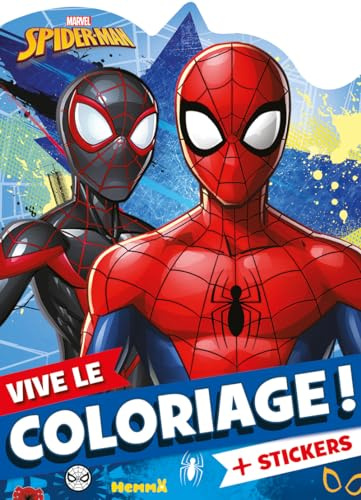 Marvel Spider-Man - Vive le coloriage ! – Livre de coloriage avec stickers – Dès 4 ans