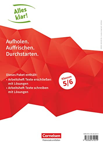 Alles klar! - Deutsch - Sekundarstufe I - 5./6. Schuljahr: Texte erschließen / Texte schreiben - Arbeitshefte im Paket