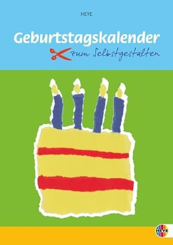 Geburtstagskalender zum Selbstgestalten, klein 21x29,7cm