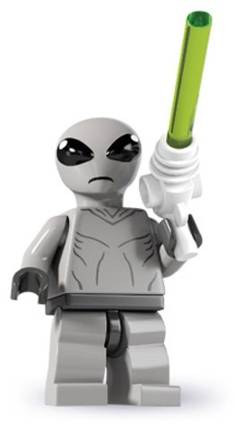 LEGO 8827 - Minifigur Classic Alien aus Sammelfiguren-Serie 6