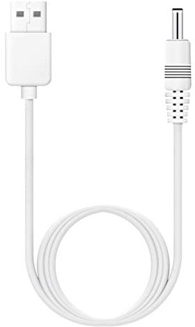 Chofit-Ersatz für Luna 4-Ladegerät, tragbares Ladekabel USB-Leitung Kompatibel mit Foreo Luna 4/3/Mini 3/2/Mini 2/Go/LUXE (Weiß)