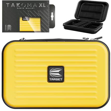 Target Darts Takoma XL Darttasche – Darttasche für 6 Darts, Schützender Eva-Darthalter mit doppelten Reißverschluss-Innentaschen – Professionelles Dartzubehör