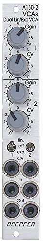 Doepfer A-130-2 Dual linear/exponential VCA Slim Line - VCA Modular Synthesizer