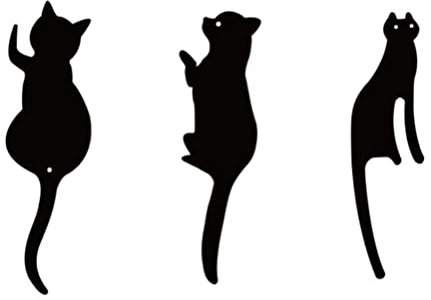 Garneck 3stücke Wandhaken Katzen Design Selbstklebend Stabil Dekorative Aufhängemöglichkeit Für Mäntel Hüte Schlüssel Einfache Montage Ohne Bohren Langlebig